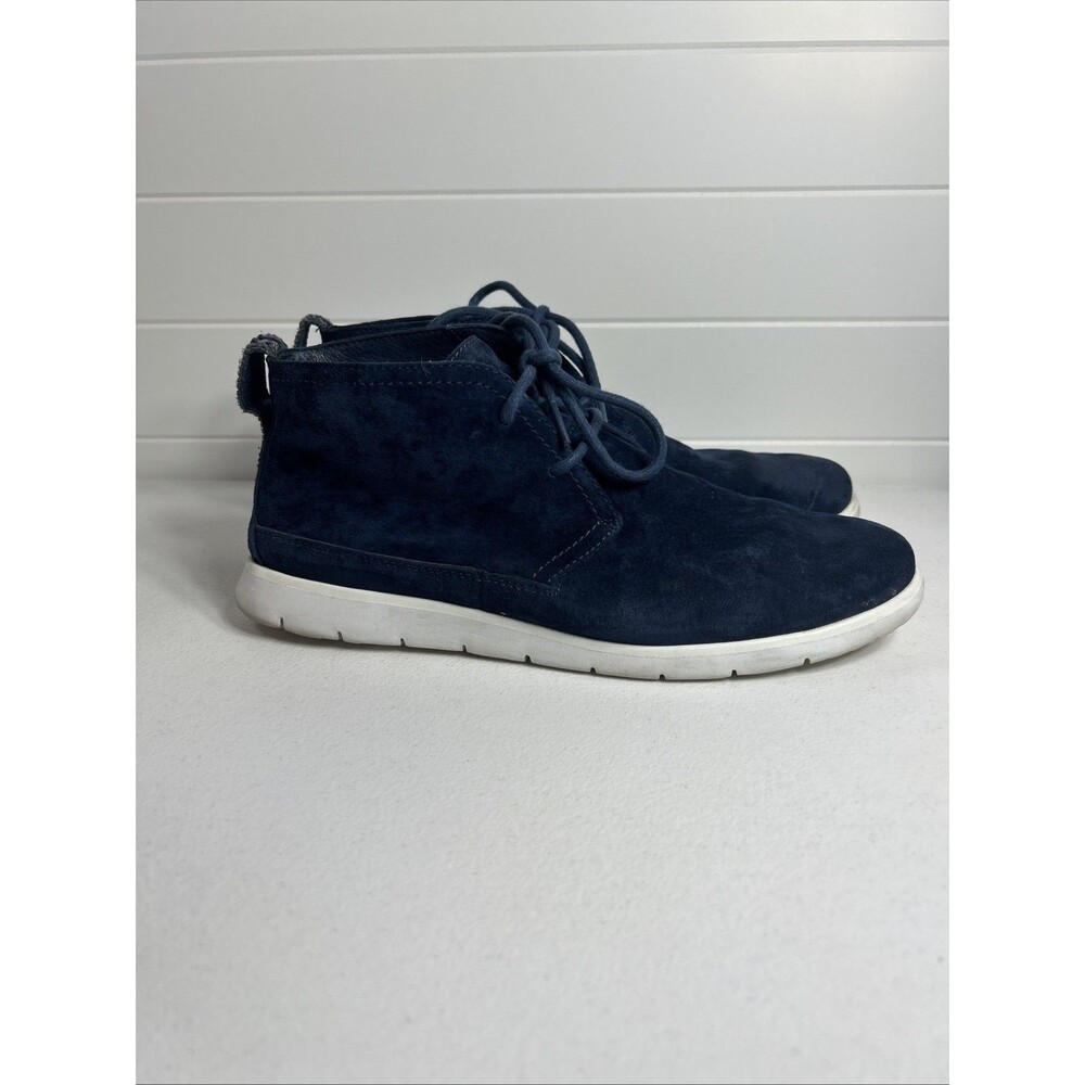 UGG Mens Shoes Size 9 Australia Freamon 1007645 Blue Suede Ankle Chukka Boots